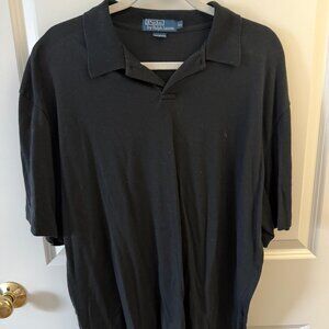 Polo by Ralph Lauren Men’s Black Short Sleeve Polo Shirt – XL